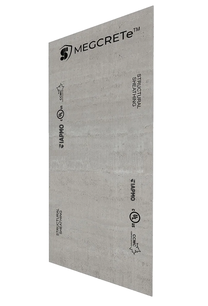 MEGCRETe sheathing panel